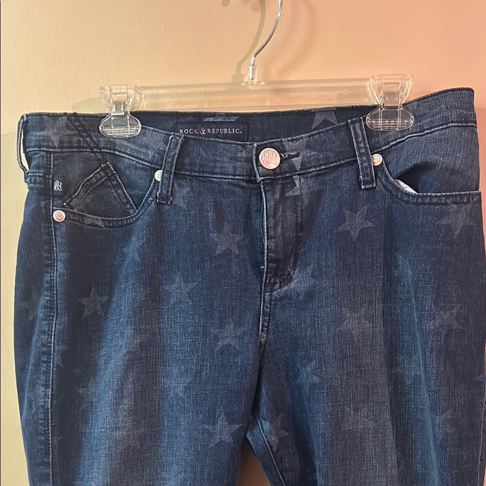 Rock & Republic Blue Skinny Jeans